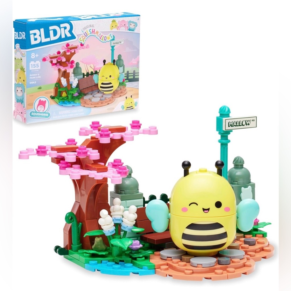 Original Squishmallows Sunny’s Park Life Building & Playset Set - BLDR